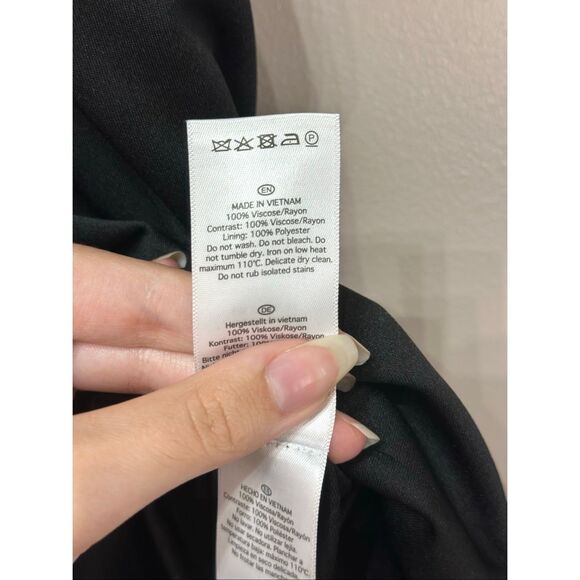 NWOT HOBBS London Little Black Front Pocket Sleeveless Mini Dress 2US - Picture 5 of 11